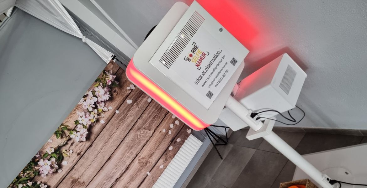 Intérieur borne selfie namur